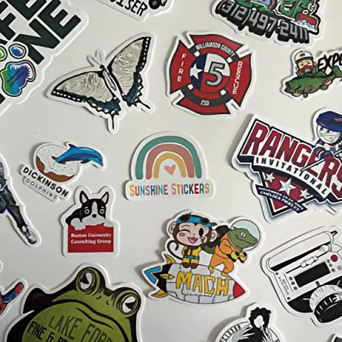 Make a Statement with Die-Cut Stickers from Sunshine Stickers