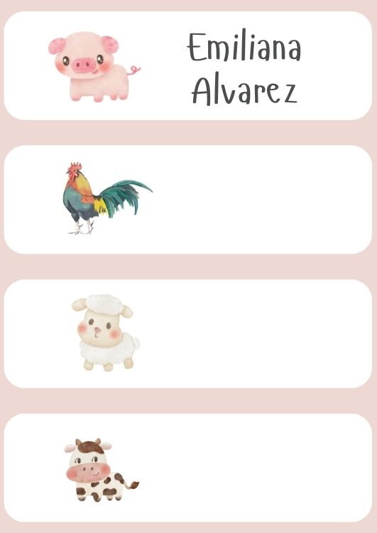 Land Animals - Theme 7
